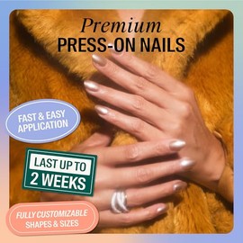Chillhouse - Kit de Uñas Chill Tips, Uñas Postizas - Levanta una Copa (ovalada) - 30 Formas y Tamaños de Uñas - Hasta 2 Semanas de Uso - Ajuste Person