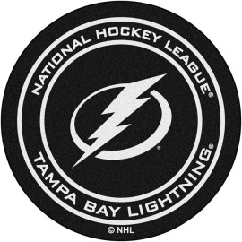 Sports Licensing Solutions Tampa Bay Lightning 27 Inch Area Rug Floor Mat, Nylon, Anti-Skid Backing,...