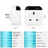 Jadeshay Thermostat, 10A Programmable WIFI thermostat Socket Digital Smart Heating