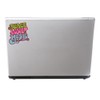2 x 10cm/100mm Love Peace Music Vinyl Sticker Decal Laptop