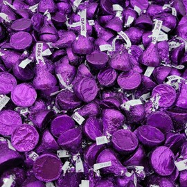 HERSHEY'S Kisses Special Dark, Mildly Sweet Chocolate Bulk Candy (2 Pound Bag), Big