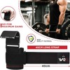 WARX Weight Lifting Hooks Straps Pair, 8mm Neoprene Padded Wrist