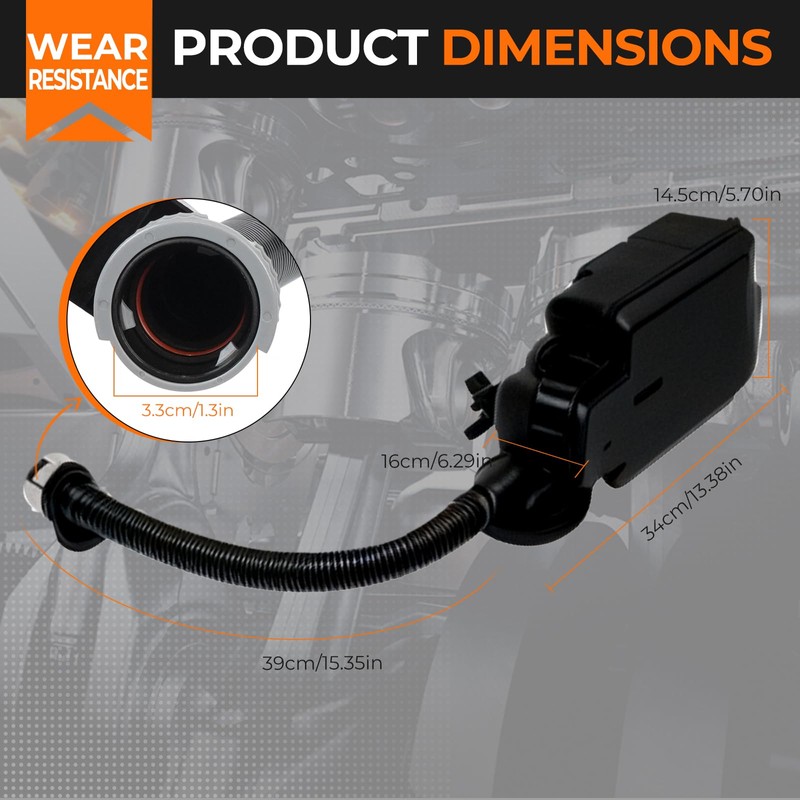 QBselecar Engine Oil Separator Assembly Compatible with Ford F250 F350