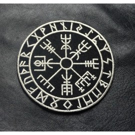 VIKING COMPASS VEGVISIR 3.5 INCH ACU HOOK PATCH BY MILTACUSA