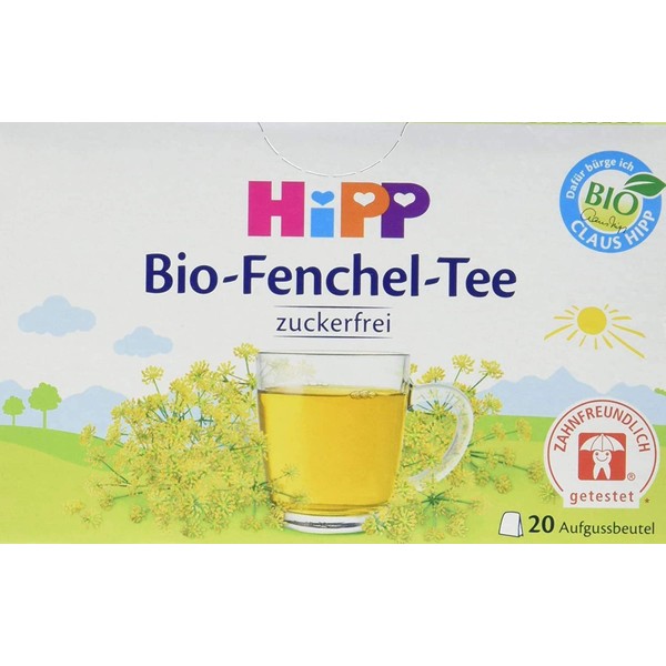 HiPP Organic Fennel Tea for Babies 20 x Teabags