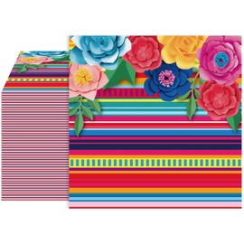 40PCS Mexican Napkins for Cinco de Mayo Party Decorations 2-Ply Mexican Themed Colorful Disposable Paper Beverage Napkins for Taco party Birthday Baby Shower Mexican Fiesta Party Decorations Supplies