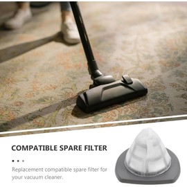 Filtro de Repuesto para Aspiradora, Filtro Hepa Lavable de Plástico, 4 Piezas, Atrapa Polvo y Agua, Adecuado para Alérgicos