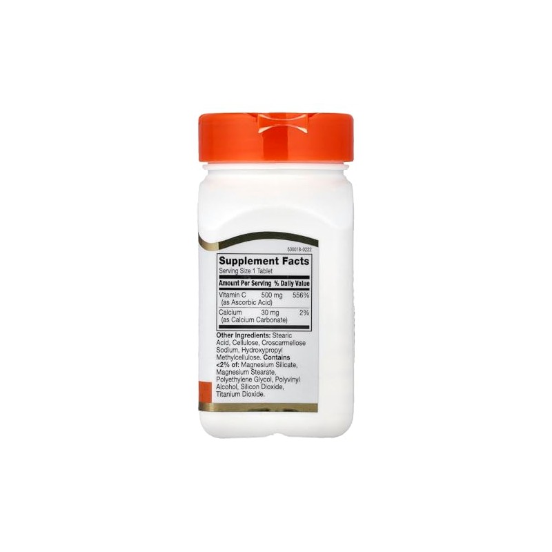 21st Century C 500 Mg Tablets, 110 Count