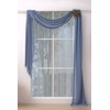 Socomi 3 Panels Dusty Blue Chiffon Wedding Arch Drapes 6