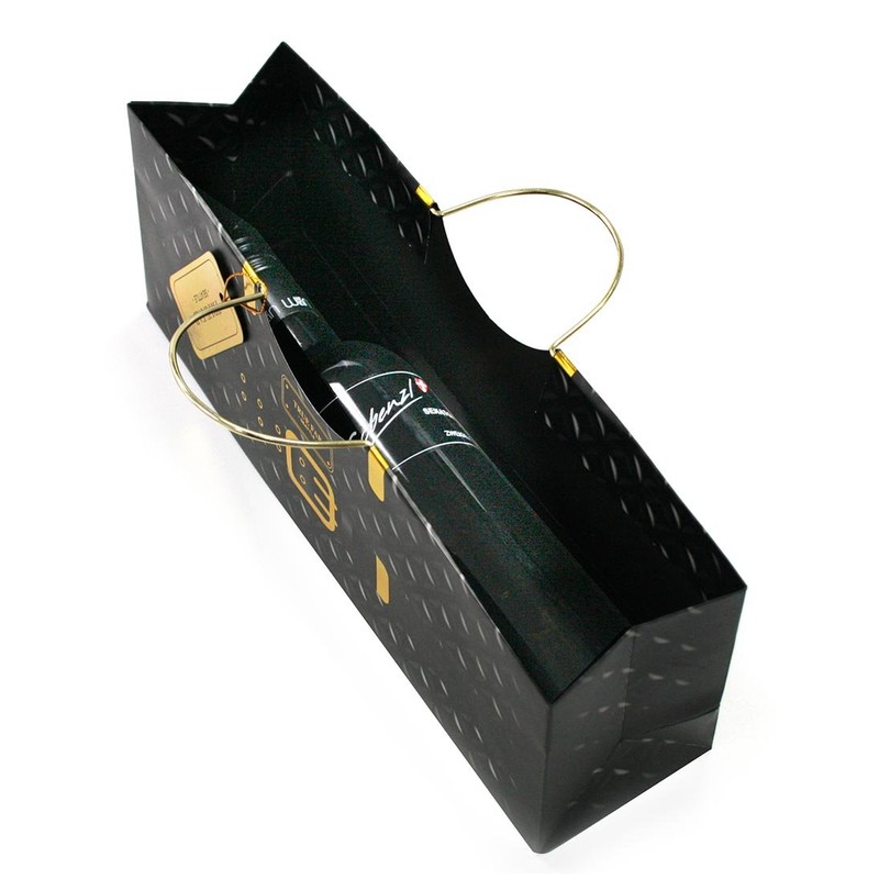 True Wine Gift Bag [Black Plush] tf3180