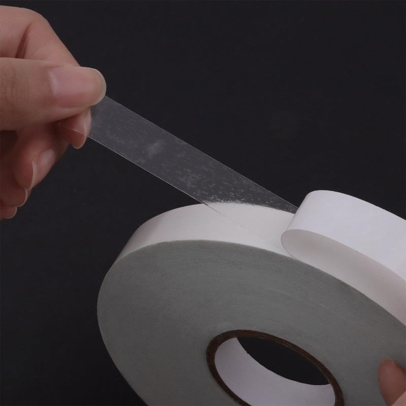 Ykimok 3 Rolls 0.6inch White Double Sided Tape, 160ft per