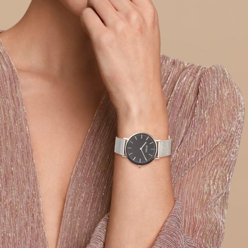 BUREI Women's Watch, Analog, Quartz, Waterproof, Mesh Band, Stylish, Brand,