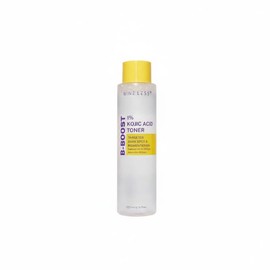 NINELESS-B-Boost 1% Kojic Acid Toner 200ml | Tónico Facial Iluminador con Ácido Kójico al 1% | Reduce Manchas Oscuras, Unifica el Tono y Aporta Luminosidad | Fórmula Coreana Avanzada