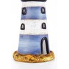 HEITMANN DECO Lighthouse Ceramic Lantern, Blue, White, Beige, 10,2 x