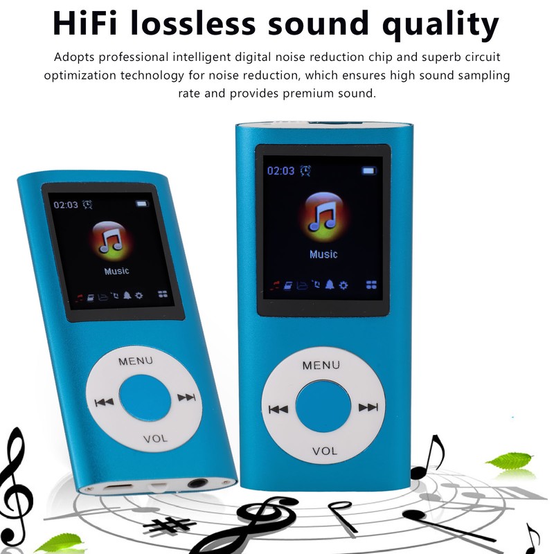 Portable MP3 Music Player 1.8inch TFT Screen HiFi Sound 7