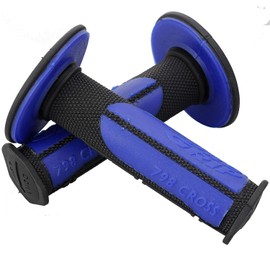 Daytona ProGrip 98145 Motorcycle Grip, Handle Diameter φ0.9 inches (22.2 mm), For Off-Road Use, 4.5 inches (115 mm), Anti-Vibration Gel, End Non-Penetration, 798 Type, Black/Blue