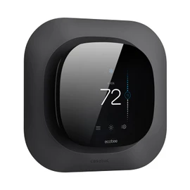 CaseBot Wall Plate for 2022 Ecobee Smart Thermostat Premium & 2022 Ecobee Smart Thermostat Enhanced, Practical and Stylish Trim Kit Bracket Mount Cover, Easy Installation, Matte Black