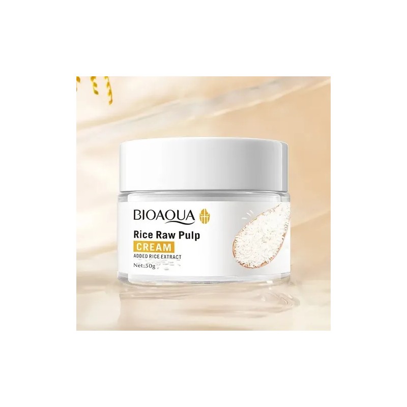 Crema Facial Bioaqua Con Extracto De Arroz Aclarante 50g