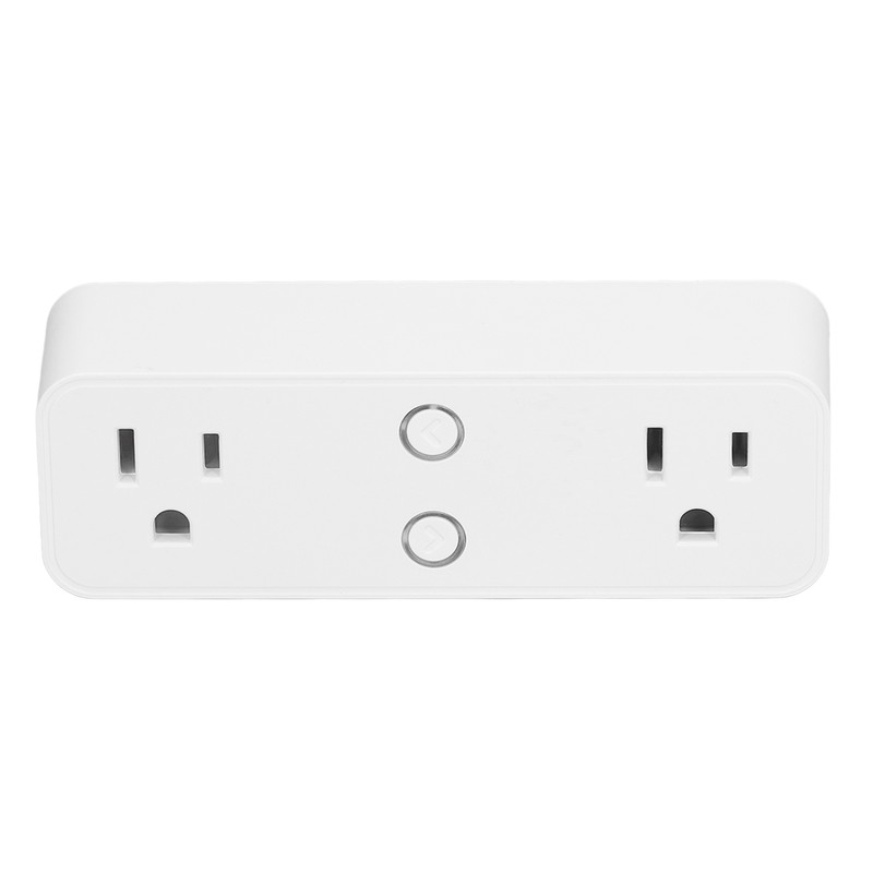 Power Strip WiFi BLE Remote Control Dual Sockets Receptacle 10A
