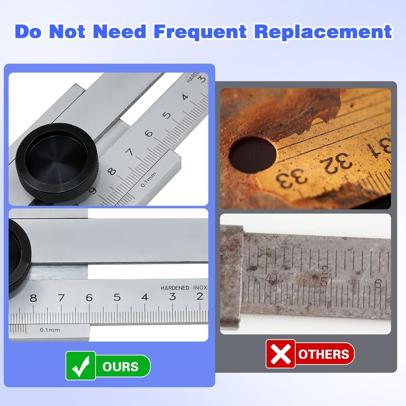 Precision Marking Gauge 200 mm, Marking Tool Metal, Marking Gauge