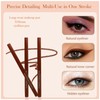 2PCS Waterproof Red Brown Eyeliner Pencil – Long-Lasting & Smudge-Proof,