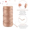 G2PLUS 100M Decorative Metallic String - 1.5mm Rose Gold Twine
