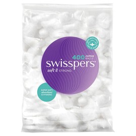 Swisspers Cotton Wool Balls 400 Pack