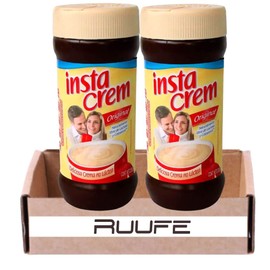 Instacrem (2 pck) Coffee creamer powder Instacream Creamer for Warm Rich Flavored Coffee Lactose-Free, Gluten-Free, Non Dairy