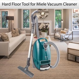 for Miele, Horse Hair Vacuum Brush Attachments with Wheels - Vacuum Cleaner Attachments for Carpet, Tile Hard Floors - 1-3/8 Inch Hardwood Floor Vacuum Attachment