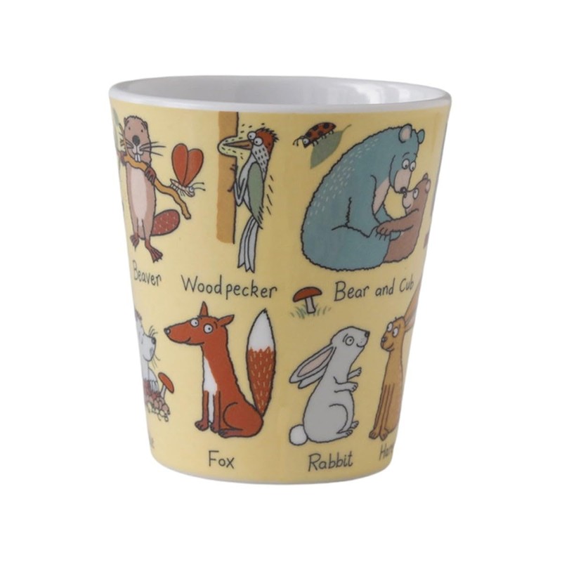 Tyrrell Katz Kids Woodland Theme Printed Beaker - Dishwasher Safe
