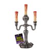 14-inch Light Up Candelabra with LED Flames