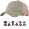 Washed Cotton Unstructured Trucker Hat – Regular/XL Soft Mesh Vintage