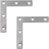Rannb 15 Pack L Shape Flat Brackets Stainless Steel Right