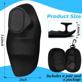 KIPTVO Anti-Slip Gym Hand Grips for Weight Lifting, Rubber Workout Gloves for Men and Women, Fingerless Workout Gym Gloves, Suitable for men and Women Sports Fitness Palm Protector