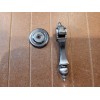 Ajax vintage pendant pull for cabinets drawers in antique pewter
