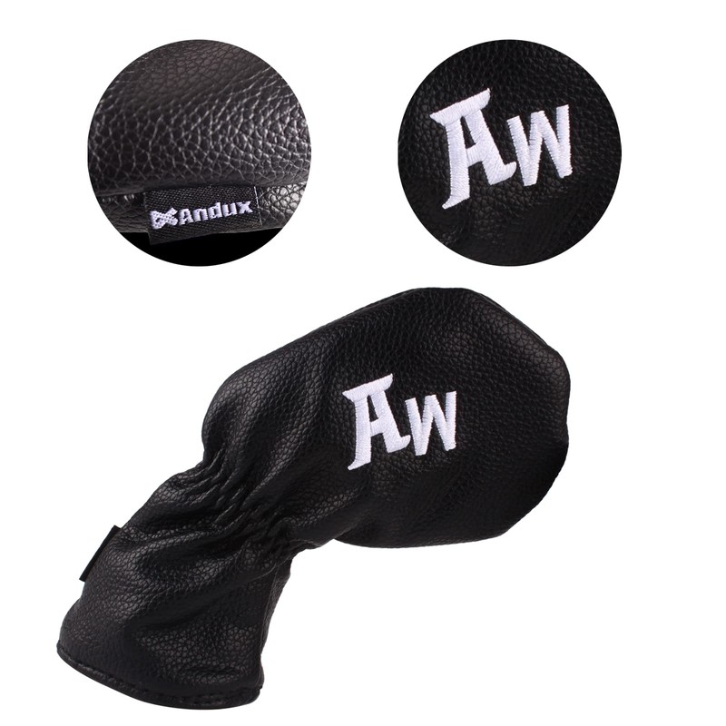 Andux 10Pack PU Golf Irons Club Head Covers with Number