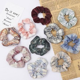 Plain scrunchie, pretty hair, hair tie, rubber band, scrunchie, mini scrunchie / 무지곱창 예쁜 헤어 머리끈 고무줄 스크런치 미니곱창