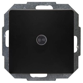 Kopp Paris 651374082 Illuminated Switch IP 20 Black Matte Surface 250 V