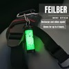 FEILBER Self Luminous Tubes Keychain Glow-in-the-Dark Pendant with Rare Earth
