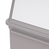 CNCEST 8 Gallon Trash Can, Slim Trash Can with Lid,
