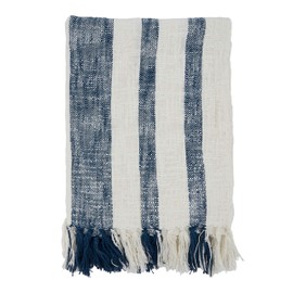 SARO LIFESTYLE Banded Throw Blanket