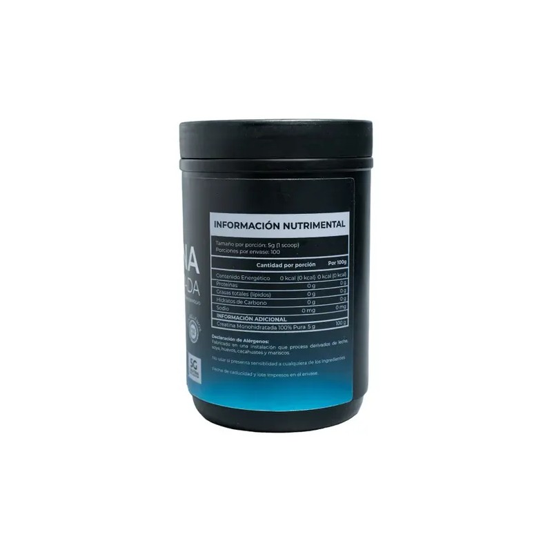Creatina Monohidratada 100% Pura 500 G 100 Serv Granalia Lif