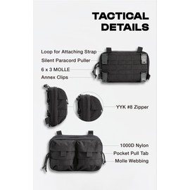 Cargo Works® Dual Mag Pouch - Attachable Pouch for Backpack