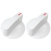 2x WH1X2721 Dryer Washer Timer Knob Replacement for GE Dryers