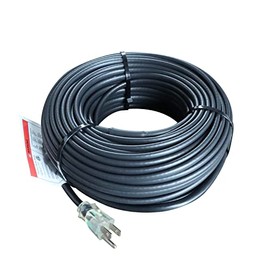 HEATIT JHSF1 Self Regulating Pre-Assembled Heating Cable 24-feet 120V Roof deicing and Pipe freeze Protection
