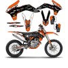 Team Racing Graphics kit Compatible with KTM 2004 EXC, Scatter
