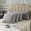 WhatsBedding Queen Jersey Knit Pillowcases Set of 2, 100% Cotton
