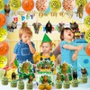 46Pcs Safari Animals Birthday Decorations Wild Jungle Theme Decor Banner