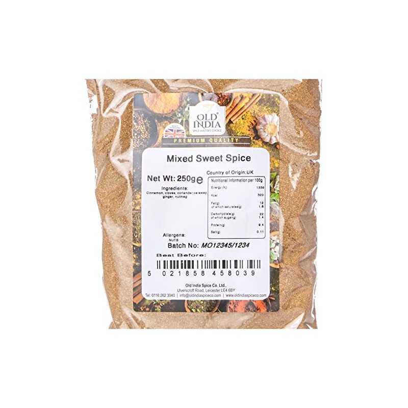 Old India Mixed Sweet Spice 250g