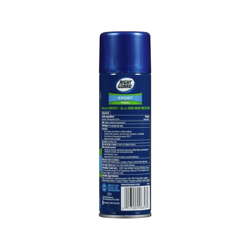 2 Pack Right Guard Sport Fresh 48 Hour Protection Antiperpirant
